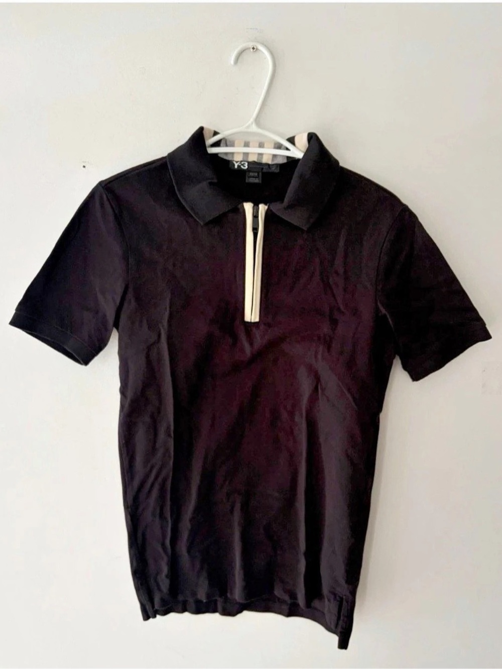 Adidas Y-3 Yohji Yamamoto 1/4 Zip Polo Shirt Size S